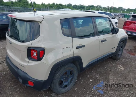 2015 Jeep Renegade Sport from USA, damaged, VIN ZACCJAAT5FPC15062
